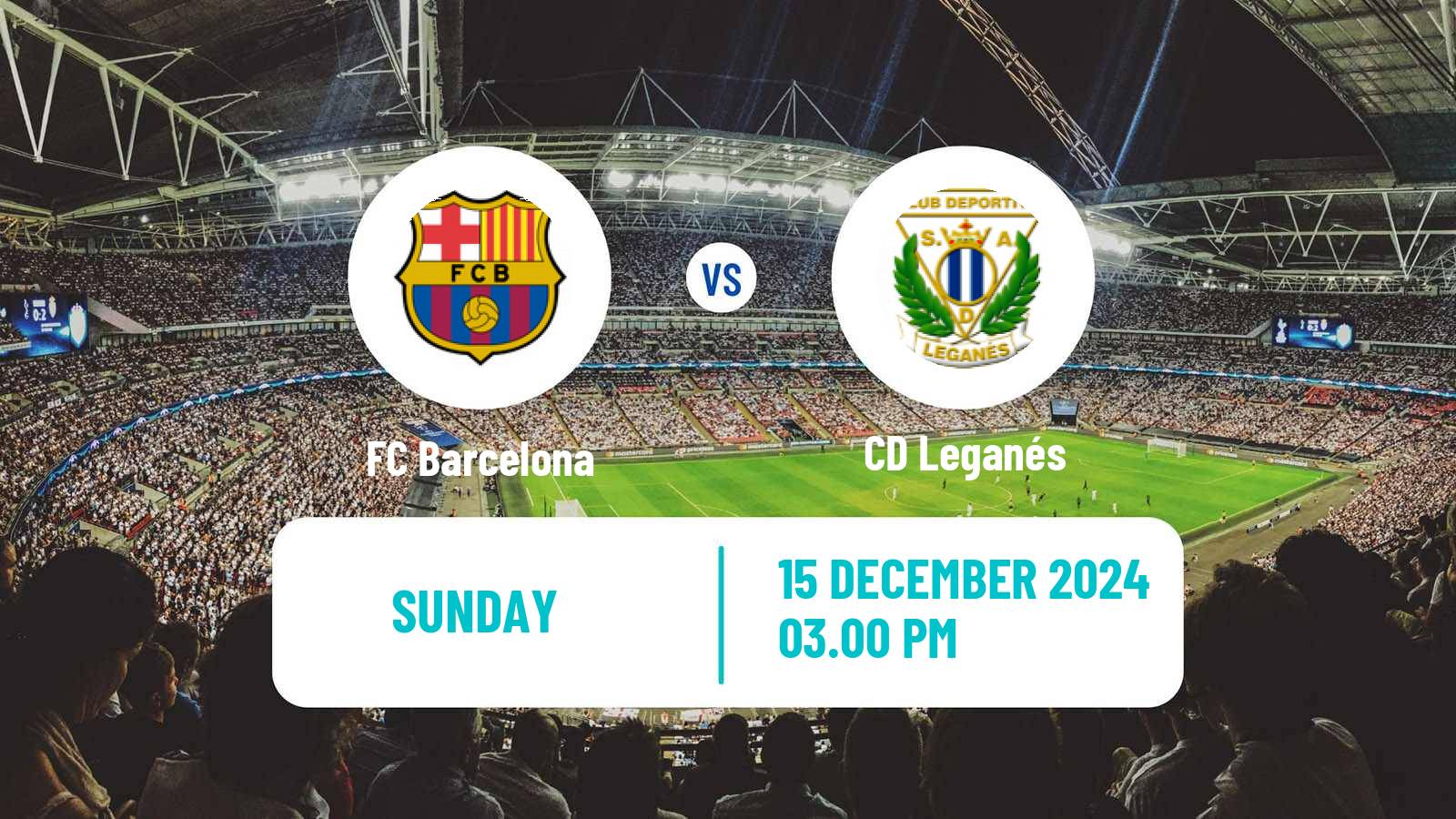 Soccer Spanish LaLiga Barcelona - Leganés