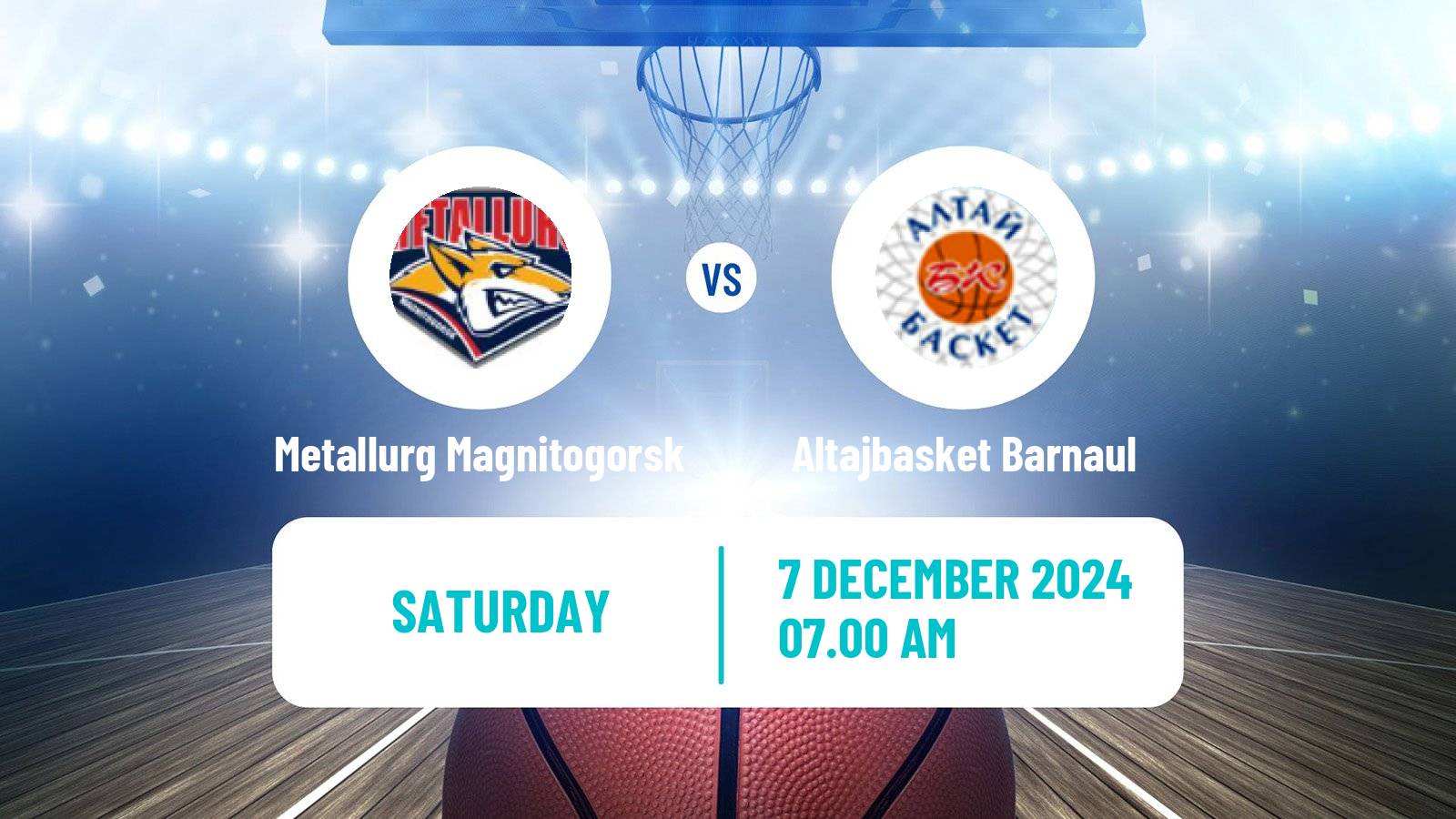 Basketball Russian Super League Basketball Metallurg Magnitogorsk - Altajbasket Barnaul