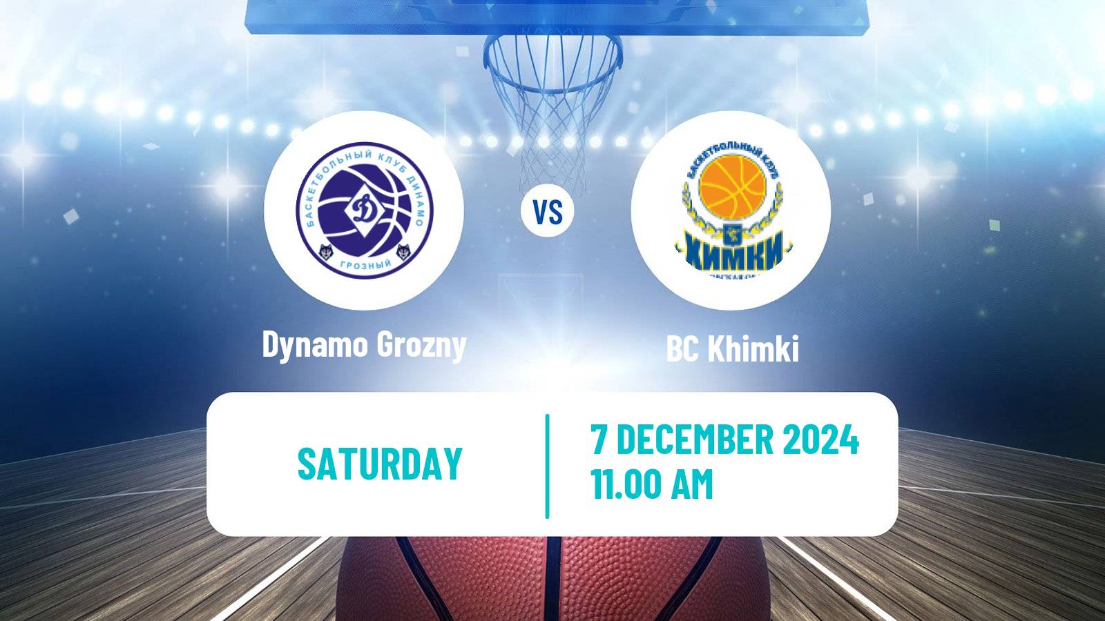 Basketball Russian Super League Basketball Dynamo Grozny - BC Khimki