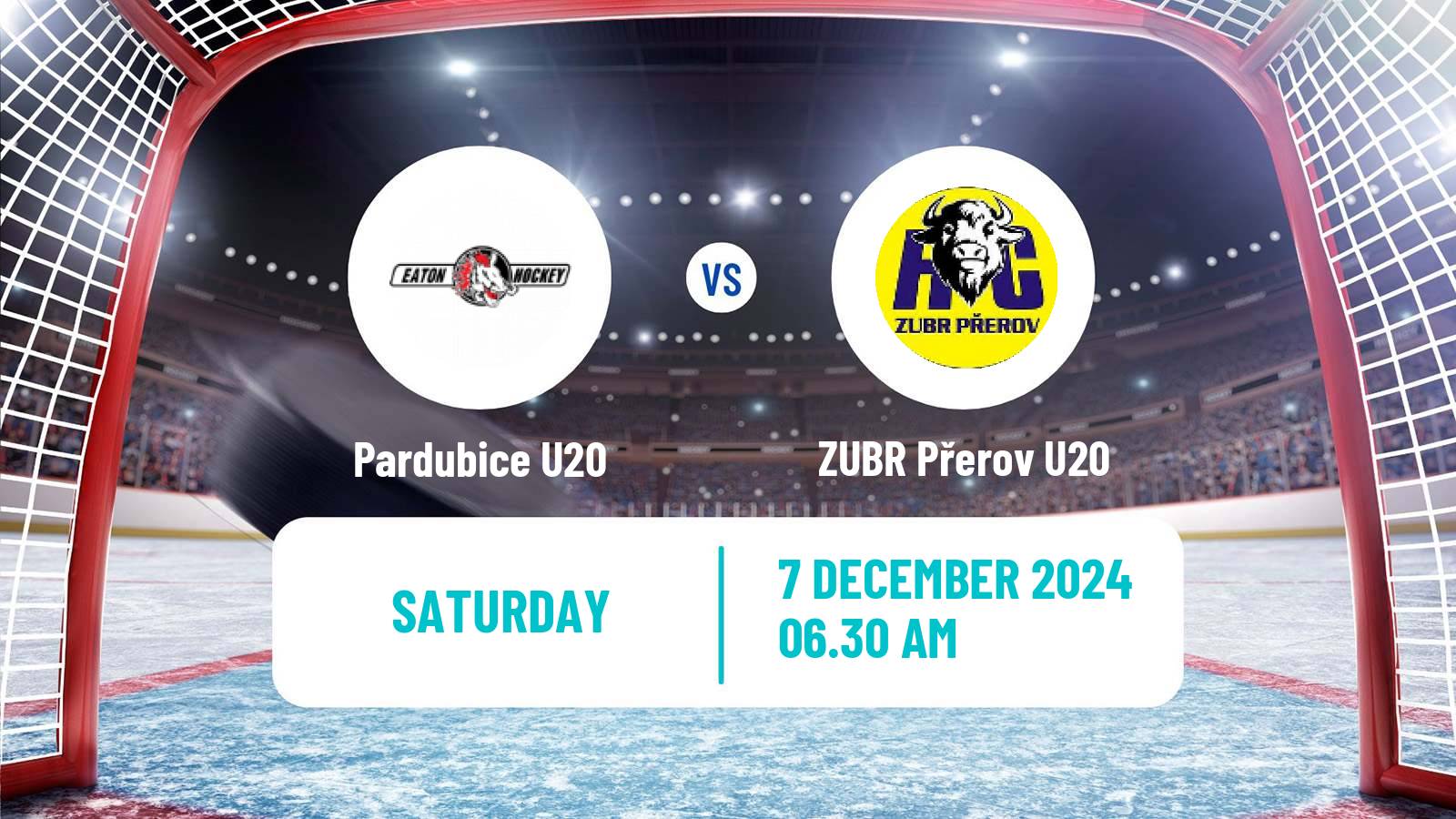 Hockey Czech ELJ Pardubice U20 - ZUBR Přerov U20