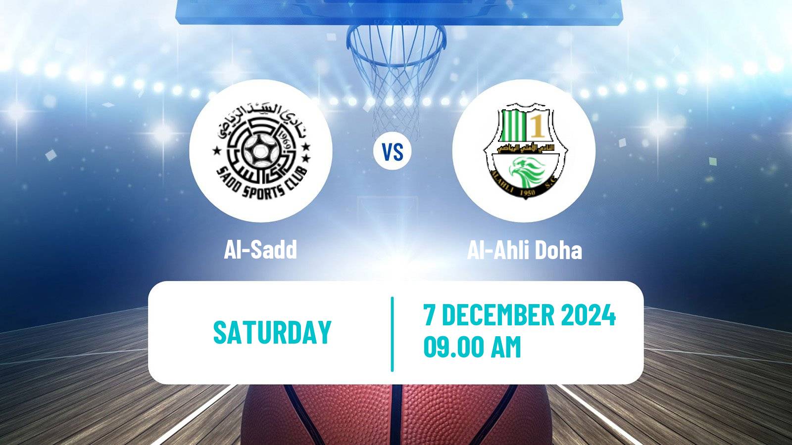 Basketball Qatar Basketball League Al-Sadd - Al-Ahli Doha