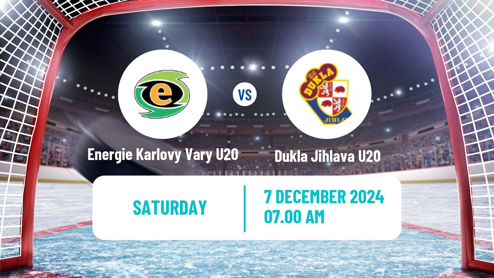 Hockey Czech ELJ Energie Karlovy Vary U20 - Dukla Jihlava U20