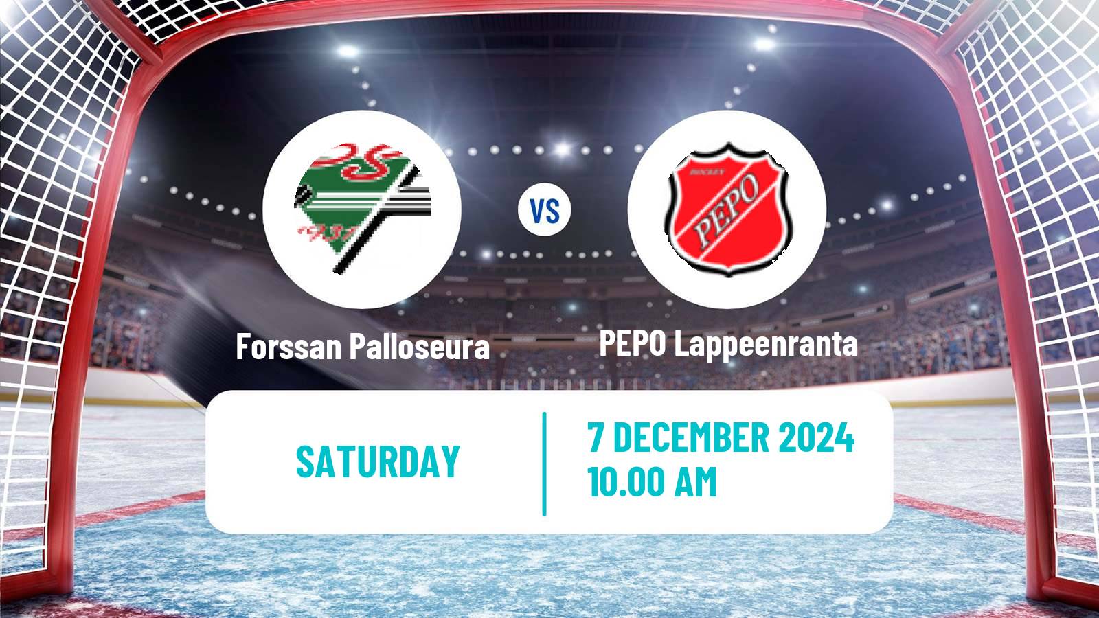 Hockey Finnish Suomi-sarja Forssan Palloseura - PEPO Lappeenranta