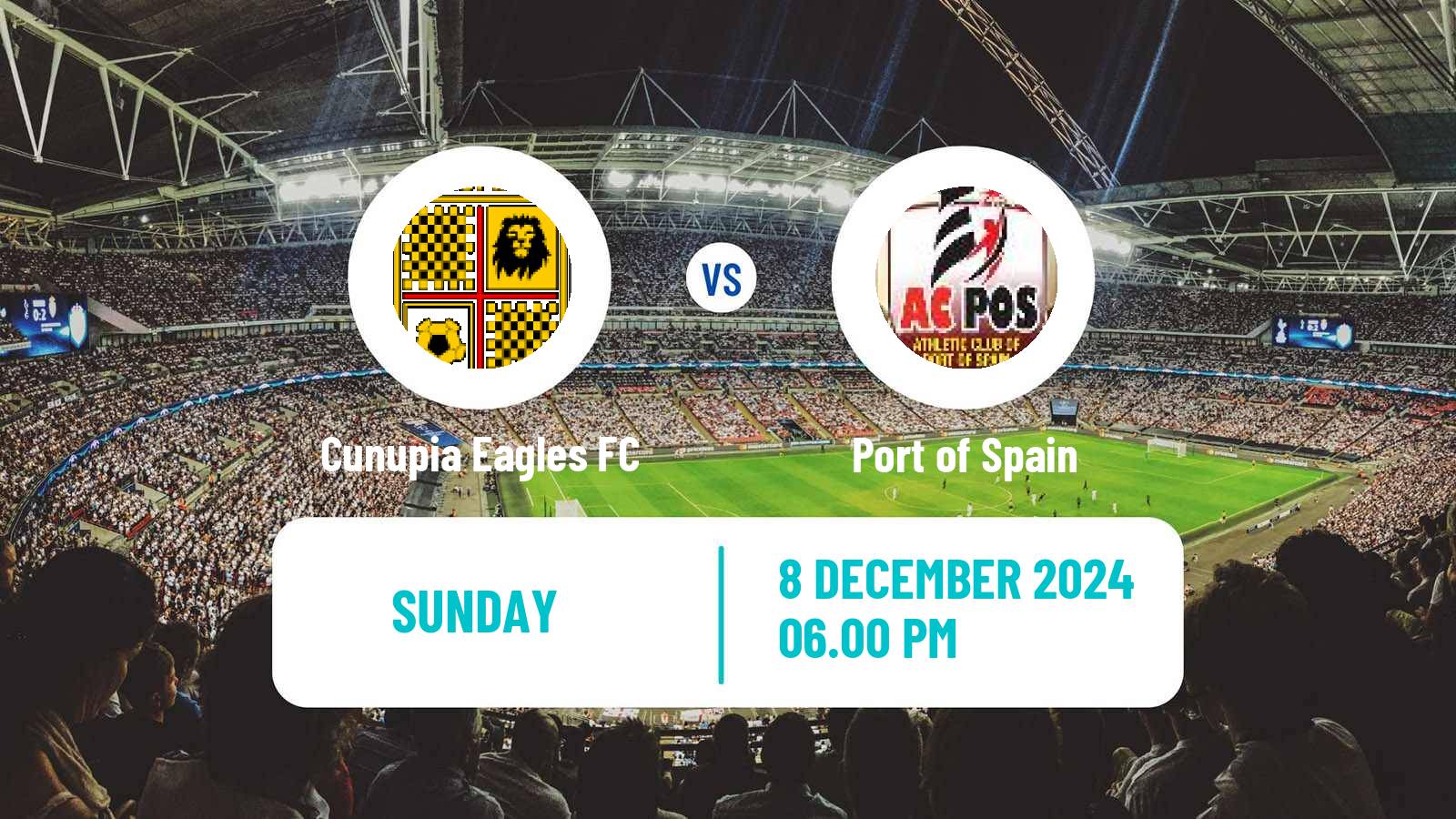 Soccer Trinidad and Tobago Premier League Cunupia Eagles FC - Port of Spain