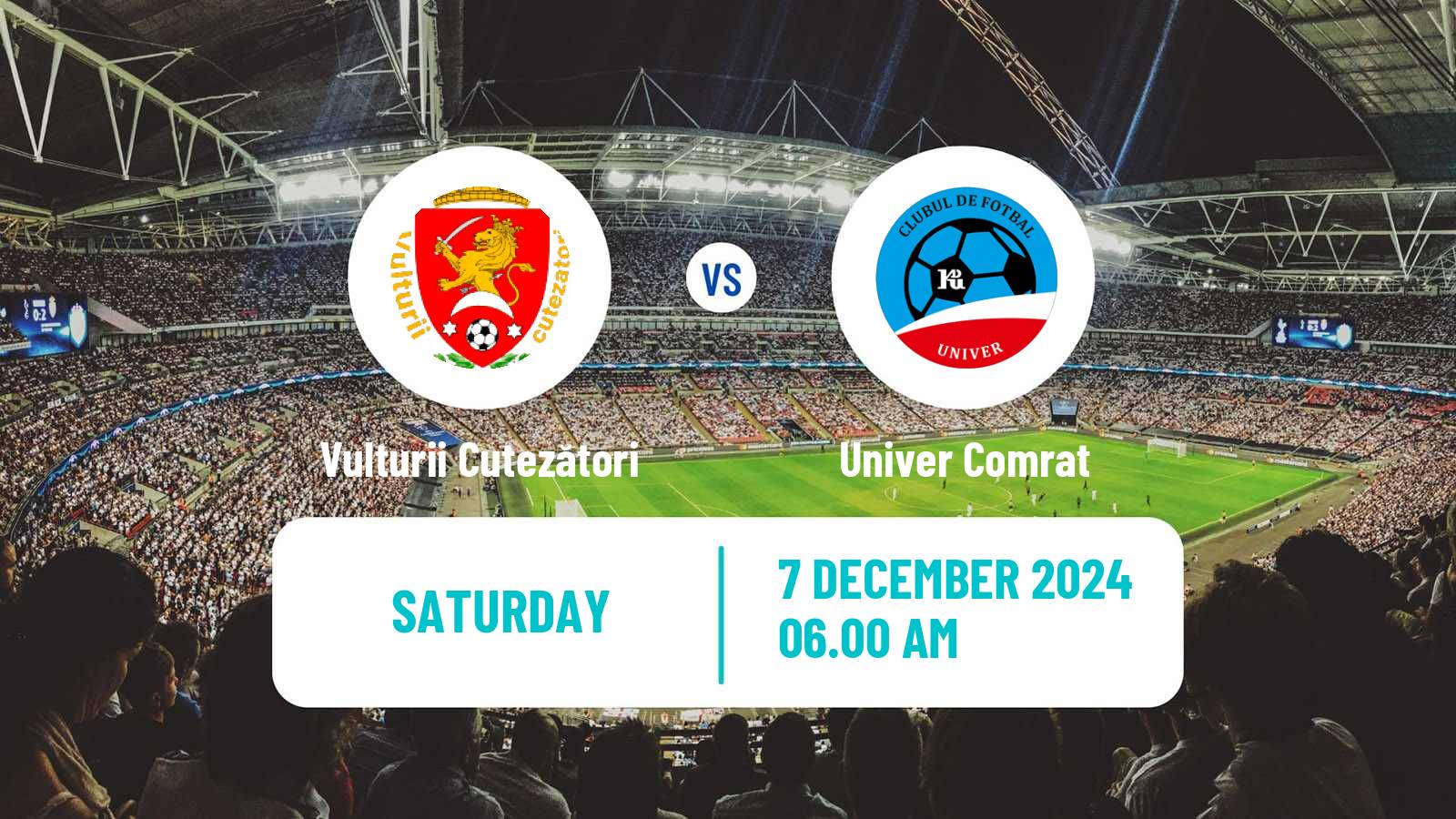 Soccer Moldovan Liga 1 Vulturii Cutezători - Univer Comrat