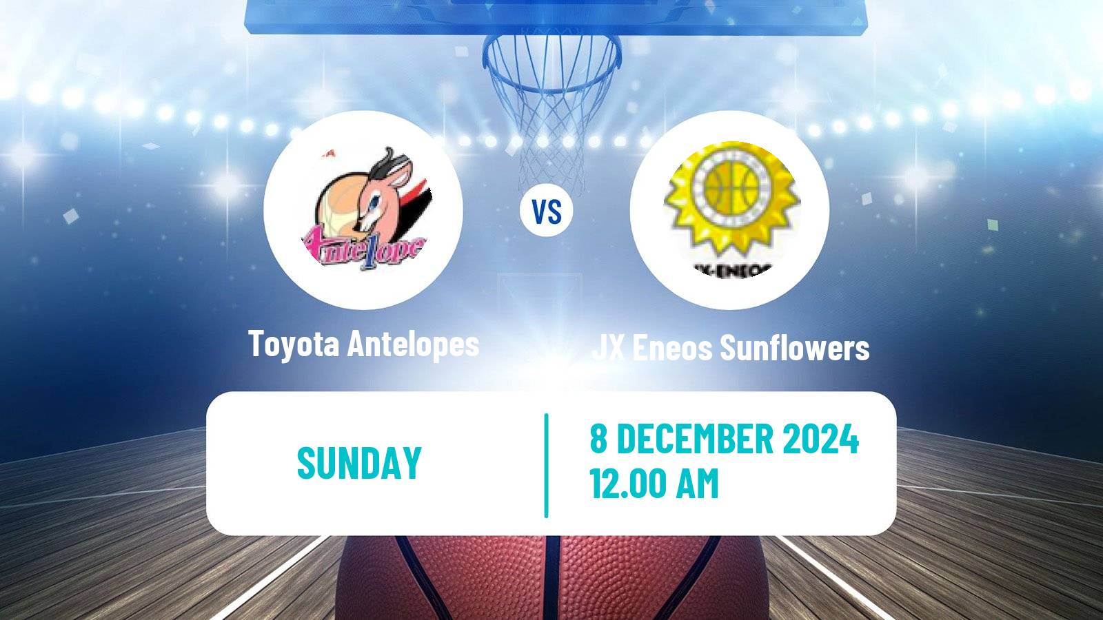 Basketball Japan W League Basketball Toyota Antelopes - JX Eneos Sunflowers