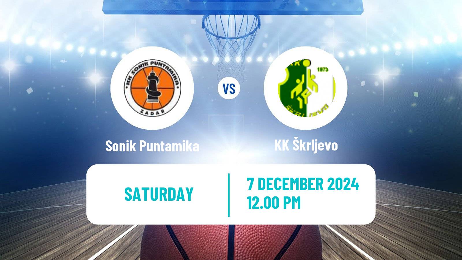 Basketball Croatian Prva Liga Basketball Sonik Puntamika - Škrljevo