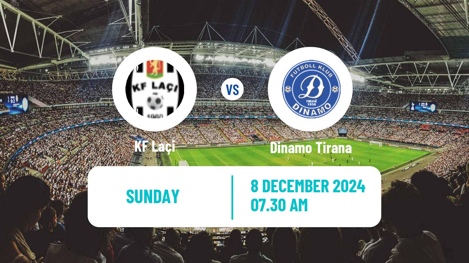 Soccer Albanian Super League Laçi - Dinamo Tirana