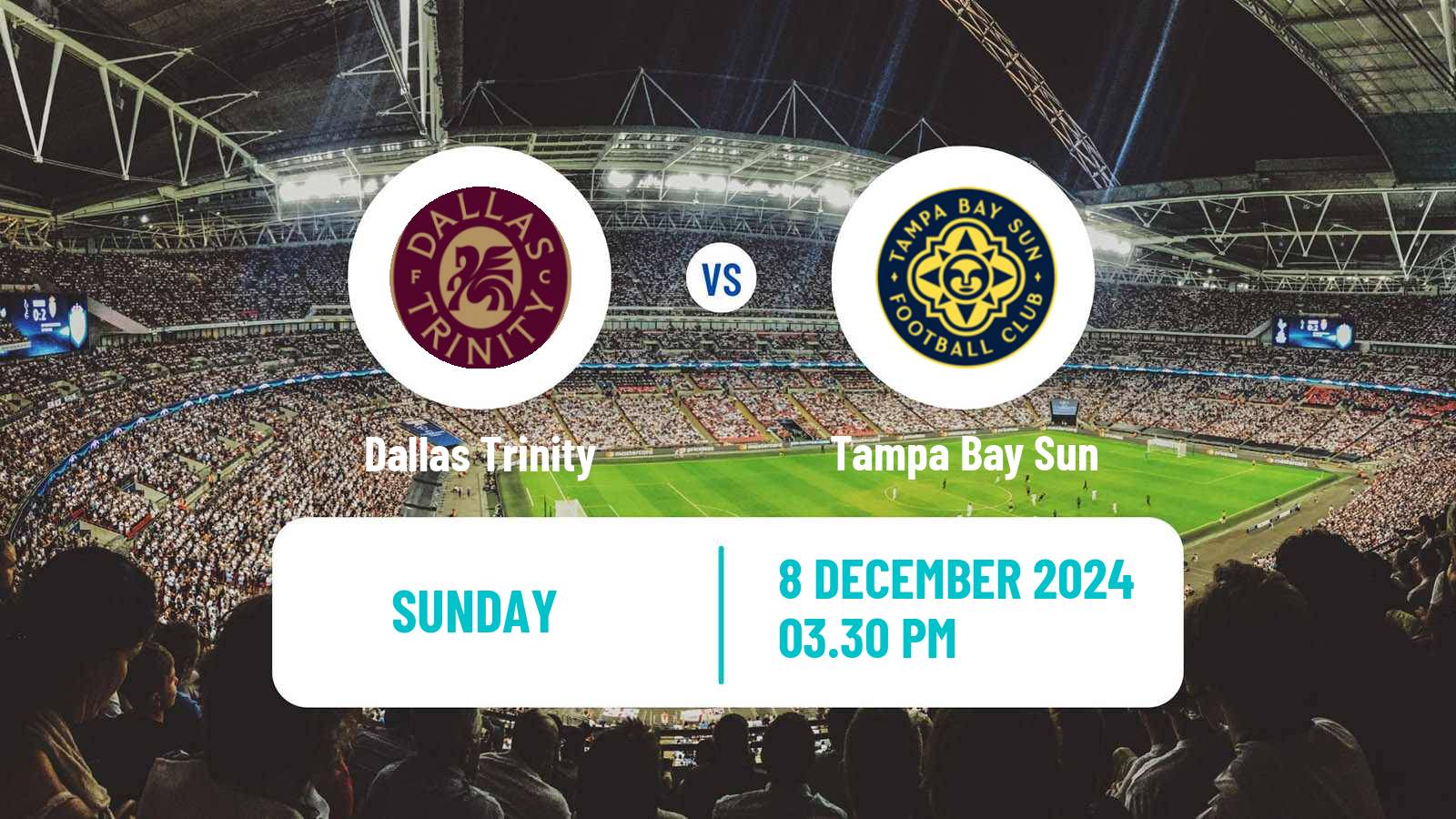 Soccer USL Super League Women Dallas Trinity - Tampa Bay Sun