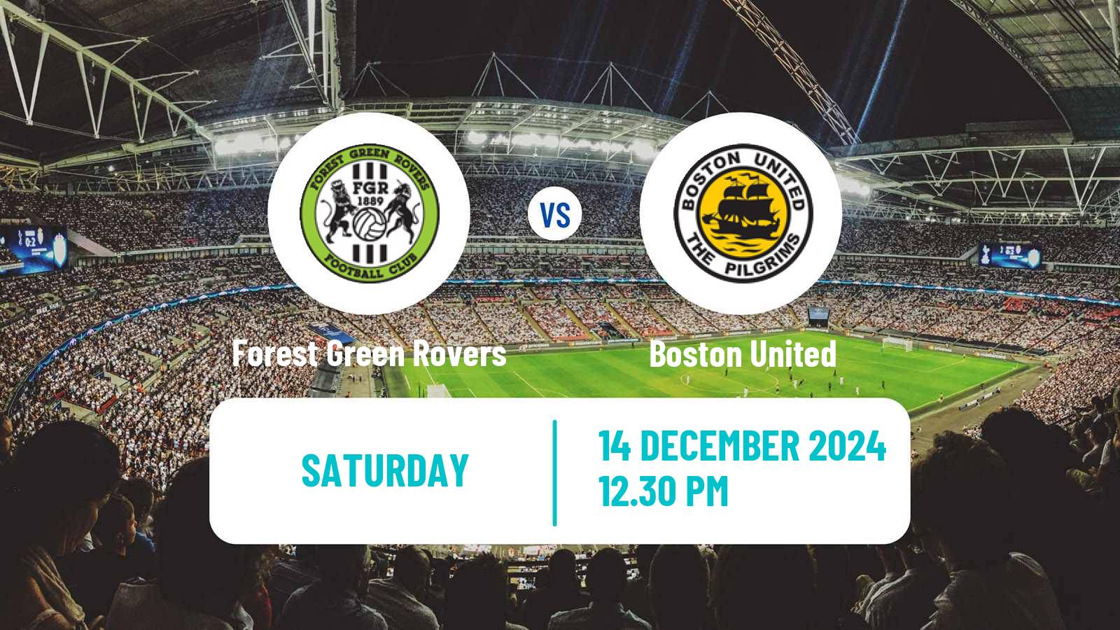 Soccer English National League Forest Green Rovers - Boston United