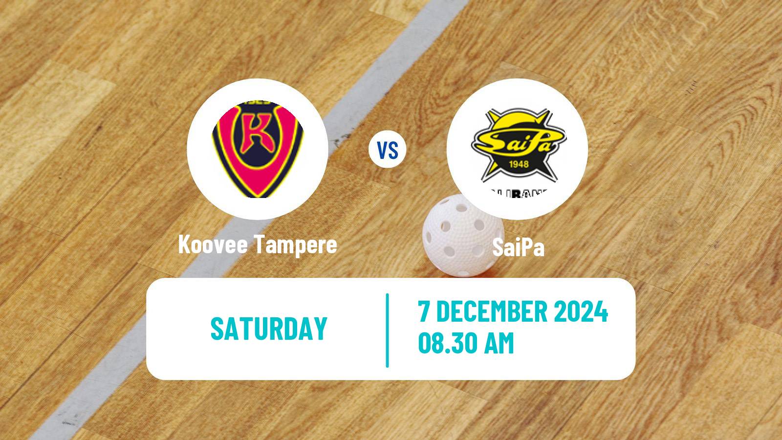 Floorball Finnish Divari Koovee Tampere - SaiPa