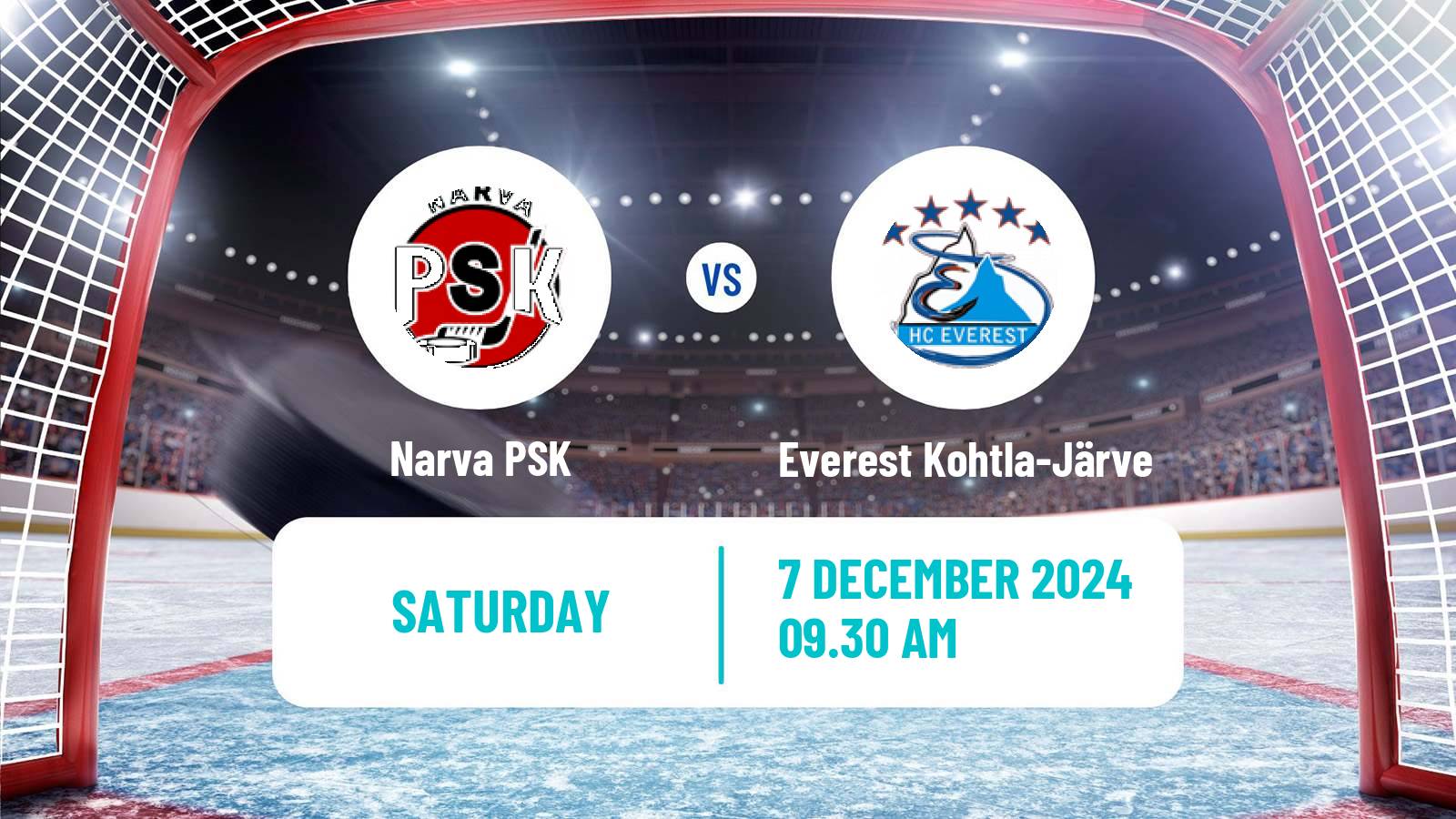 Hockey Estonian Hokiliiga Narva PSK - Everest Kohtla-Järve