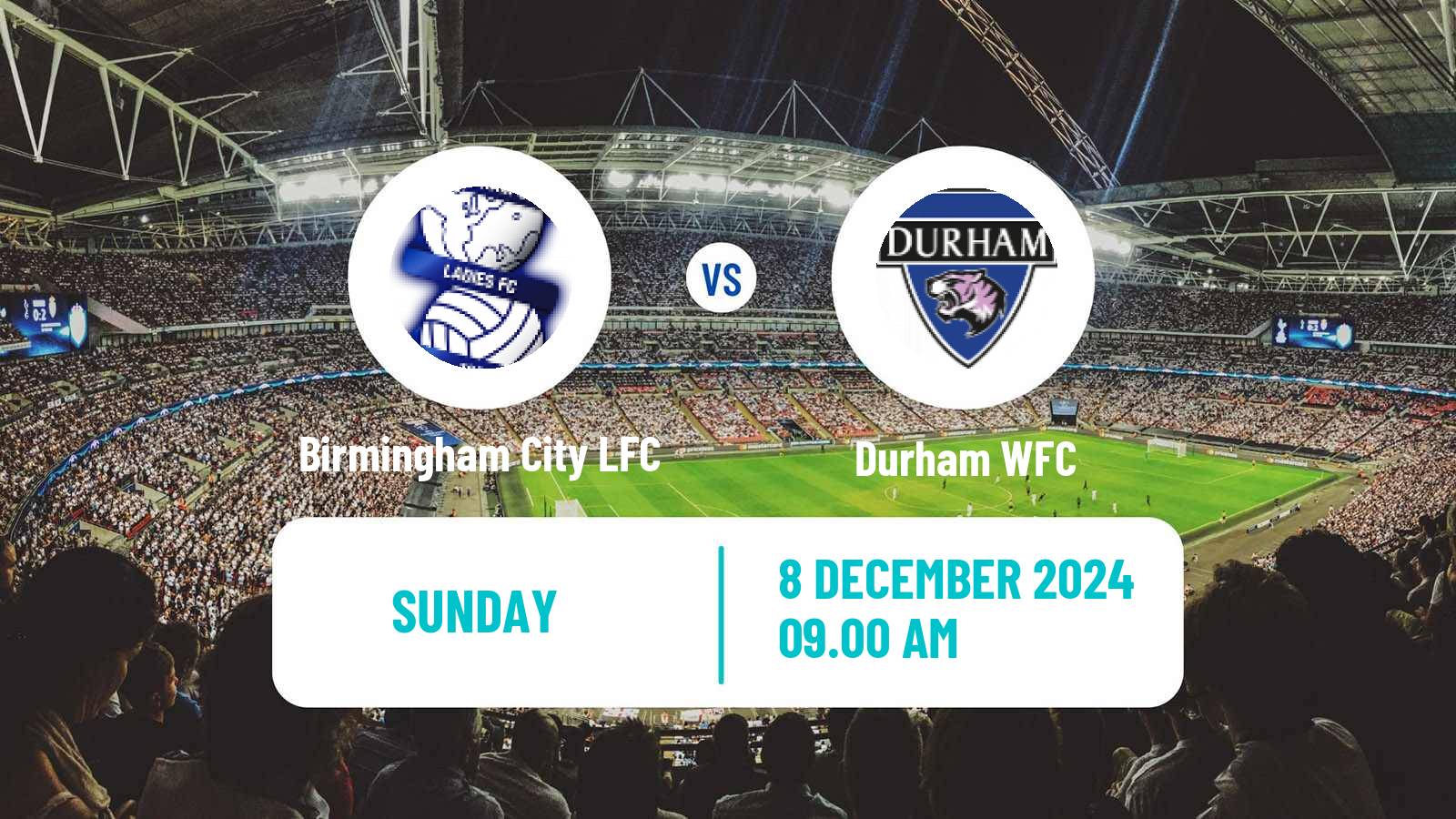 Soccer English FA Cup Women Birmingham City LFC - Durham