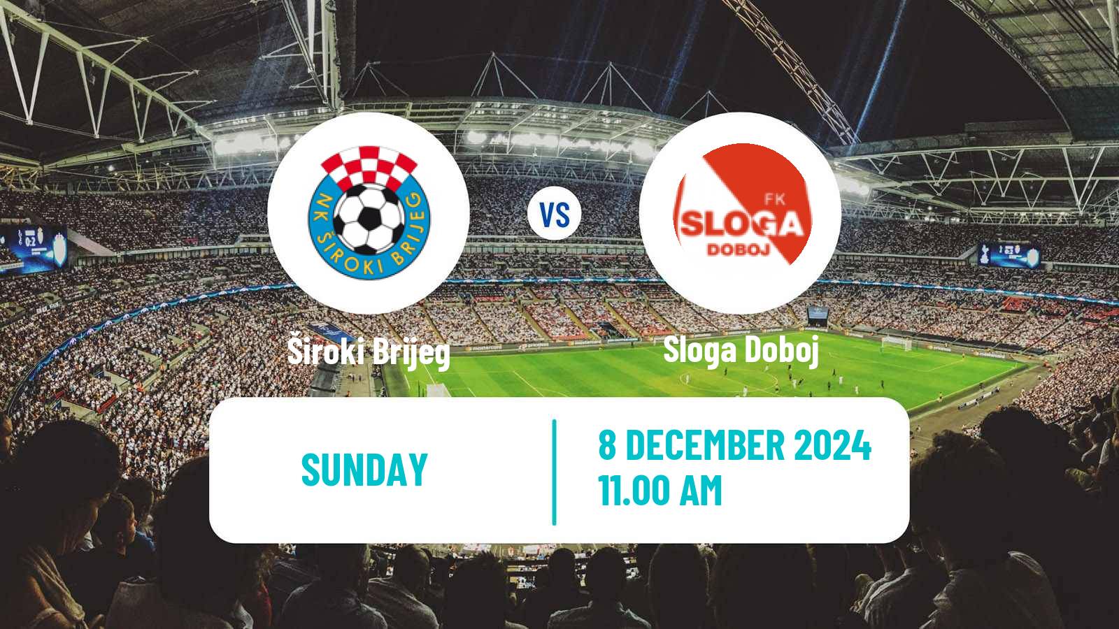 Soccer Bosnian Premier League Široki Brijeg - Sloga Doboj