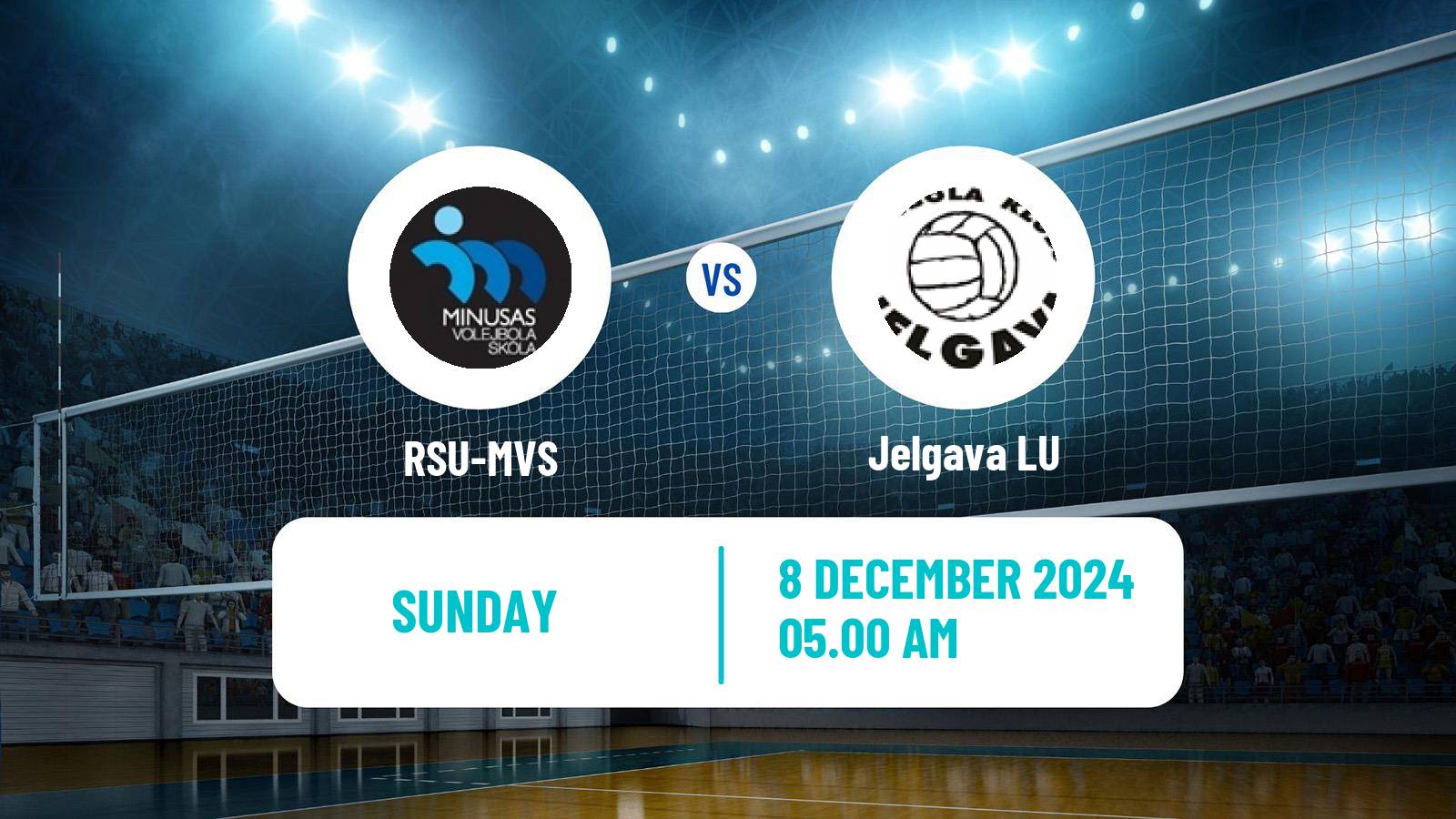 Volleyball Baltic League Volleyball Women RSU-MVS - Jelgava LU