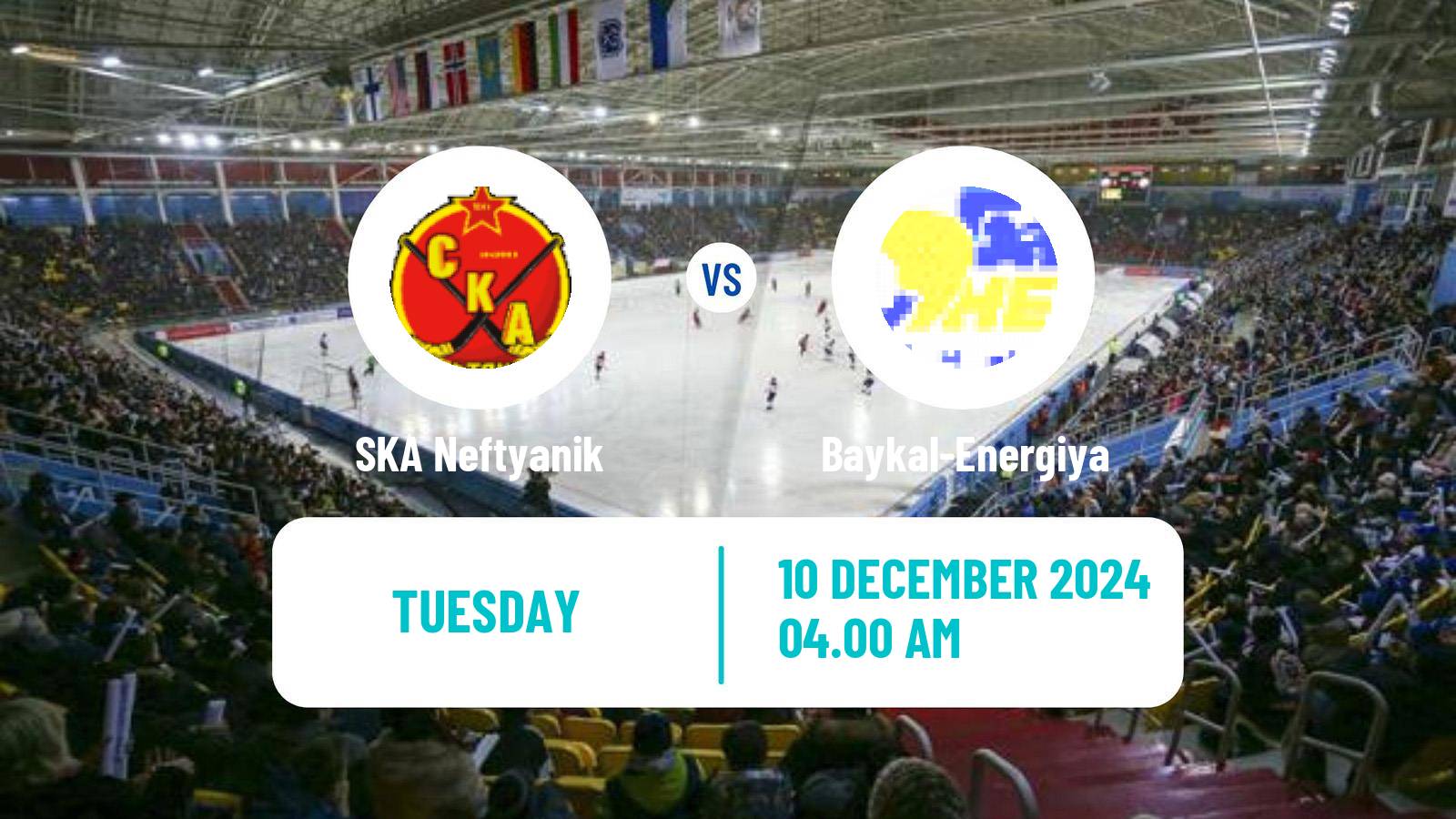 Bandy Russian Super League Bandy SKA Neftyanik - Baykal-Energiya