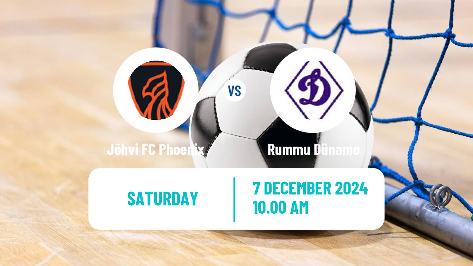 Futsal Estonian Saaliliiga Jõhvi FC Phoenix - Rummu Dünamo