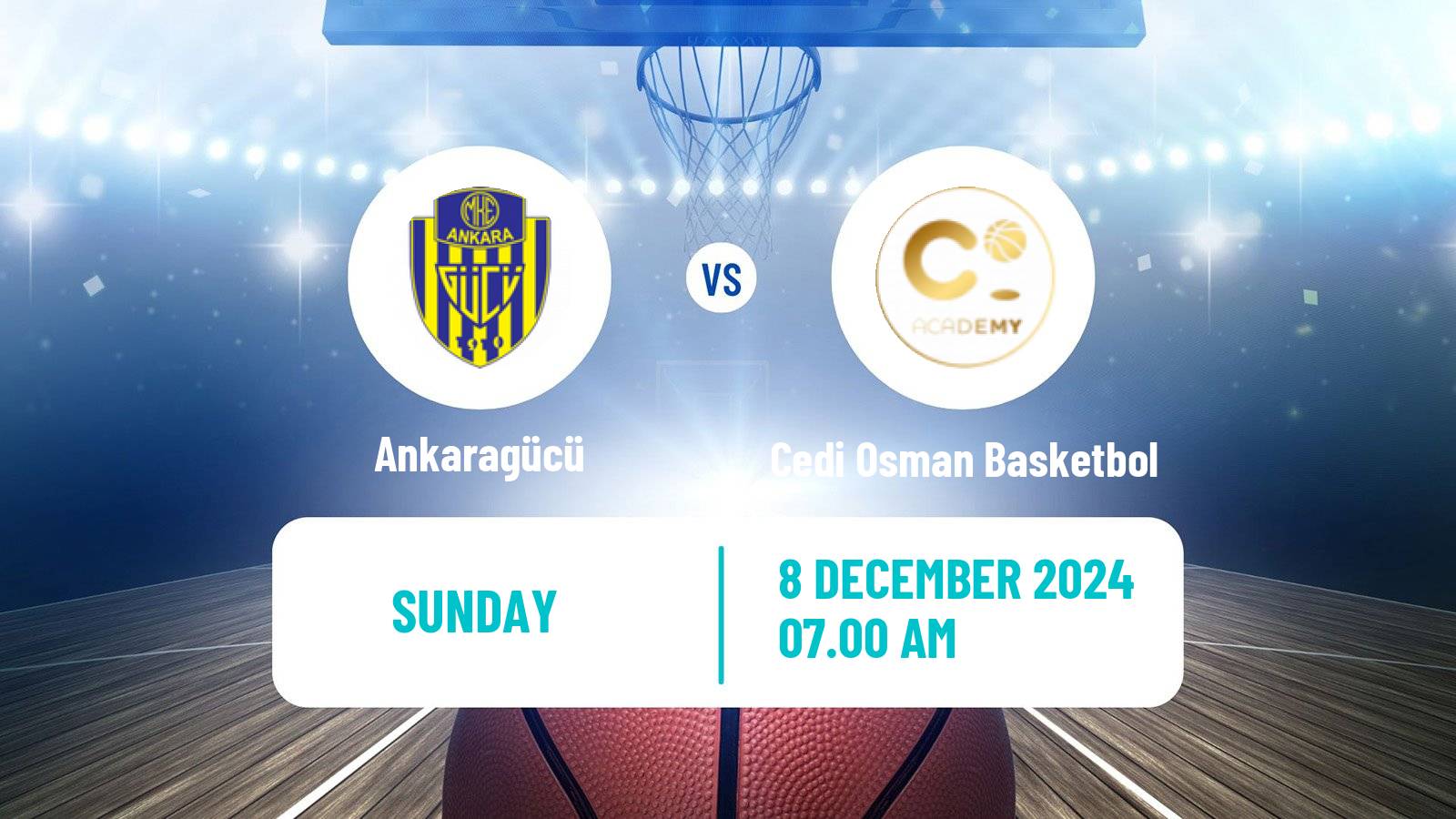 Basketball Turkish TBL Ankaragücü - Cedi Osman Basketbol