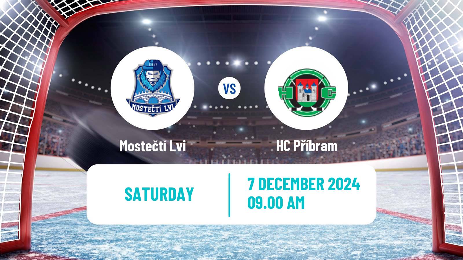 Hockey Czech 2 Liga Hockey West Mostečtí Lvi - Příbram