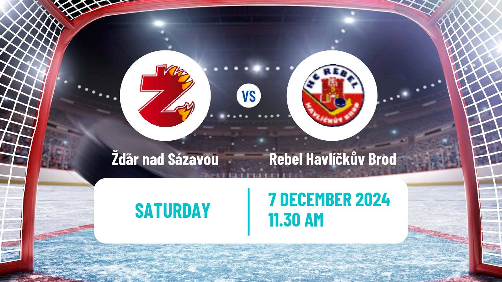 Hockey Czech 2 Liga Hockey East Žďár nad Sázavou - Rebel Havlíčkův Brod