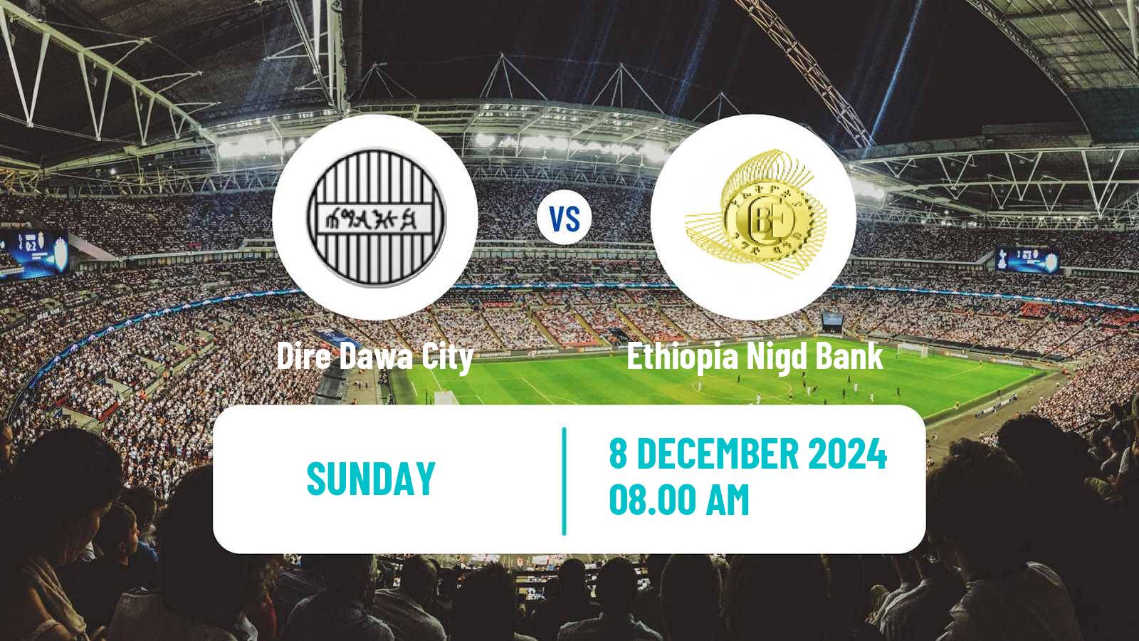 Soccer Ethiopian Premier League Dire Dawa City - Ethiopia Nigd Bank