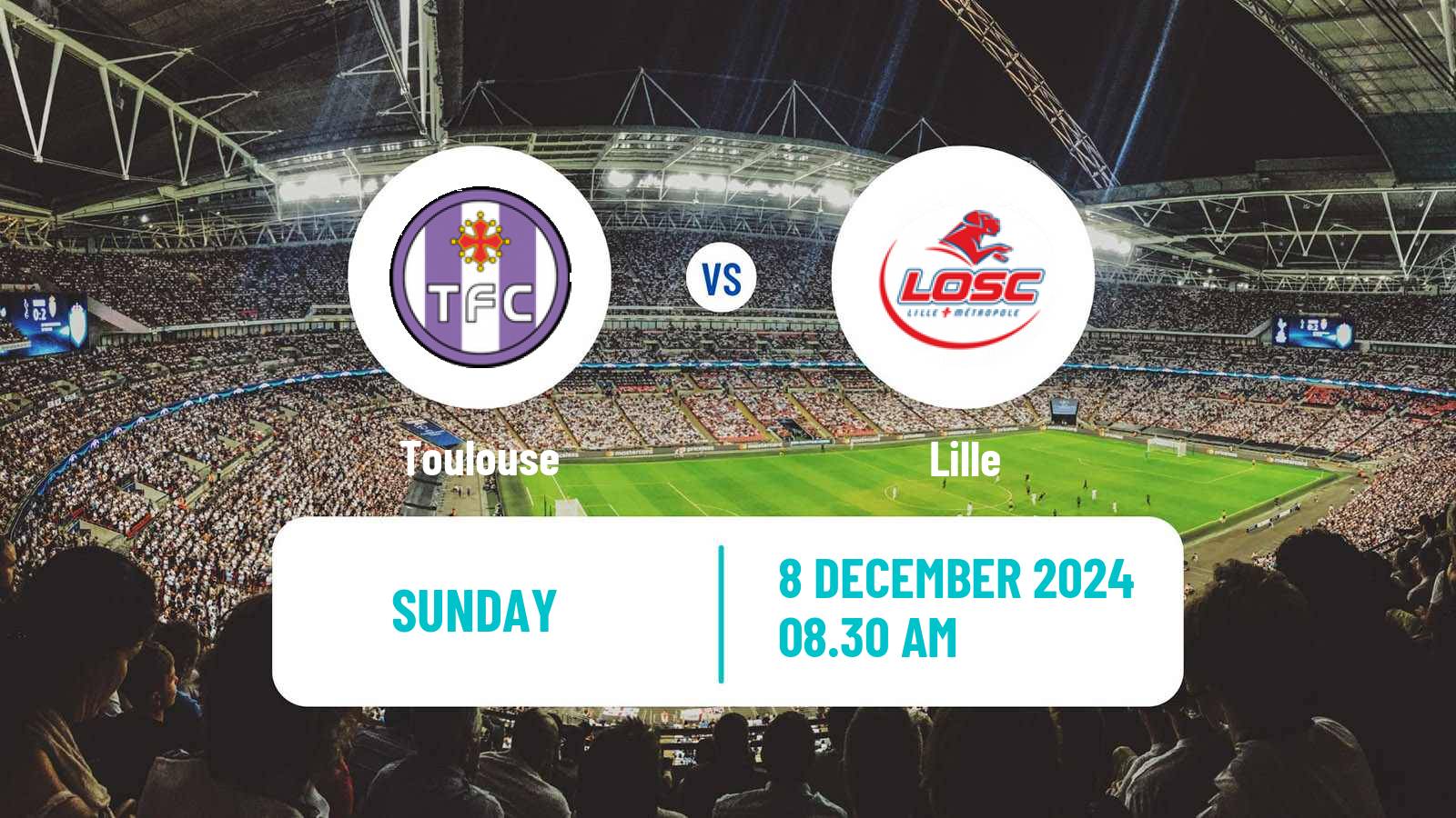 Soccer French Division 2 Women Toulouse - Lille