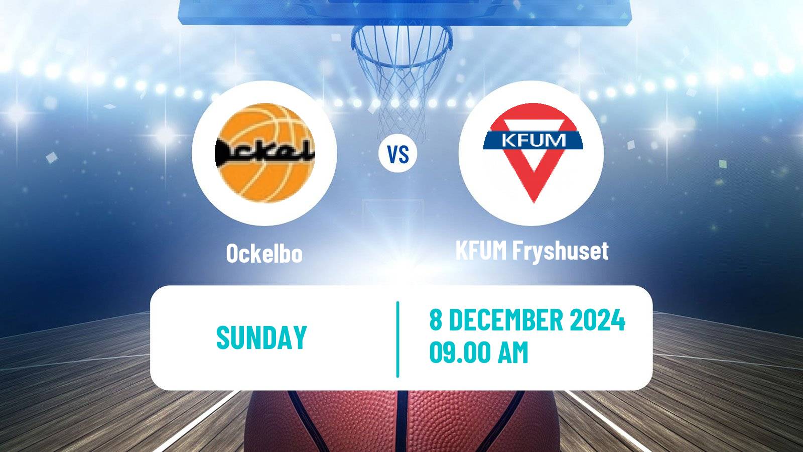 Basketball Swedish Superettan Basketball Ockelbo - KFUM Fryshuset