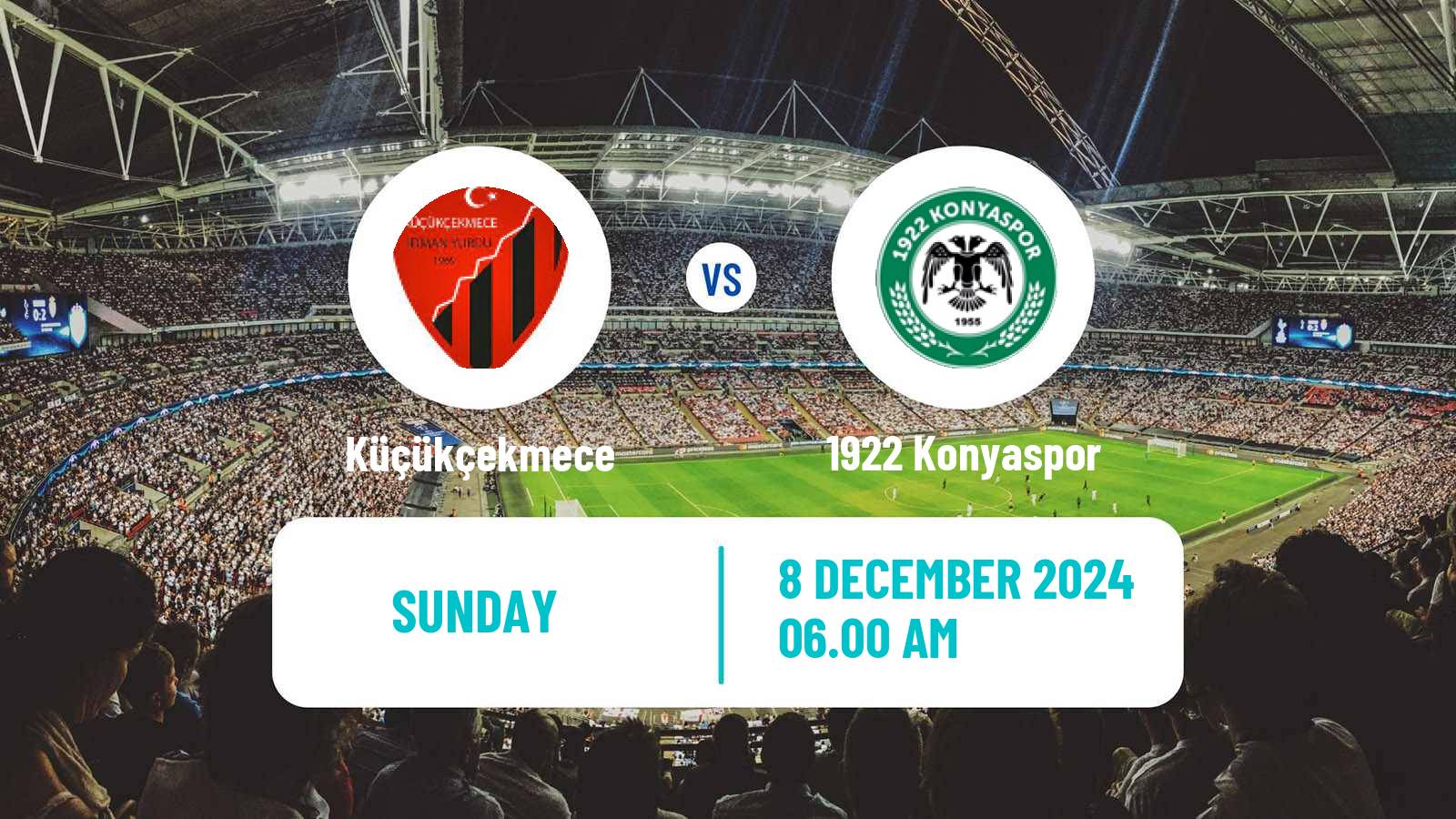 Soccer Turkish 3 Lig Group 3 Küçükçekmece - 1922 Konyaspor