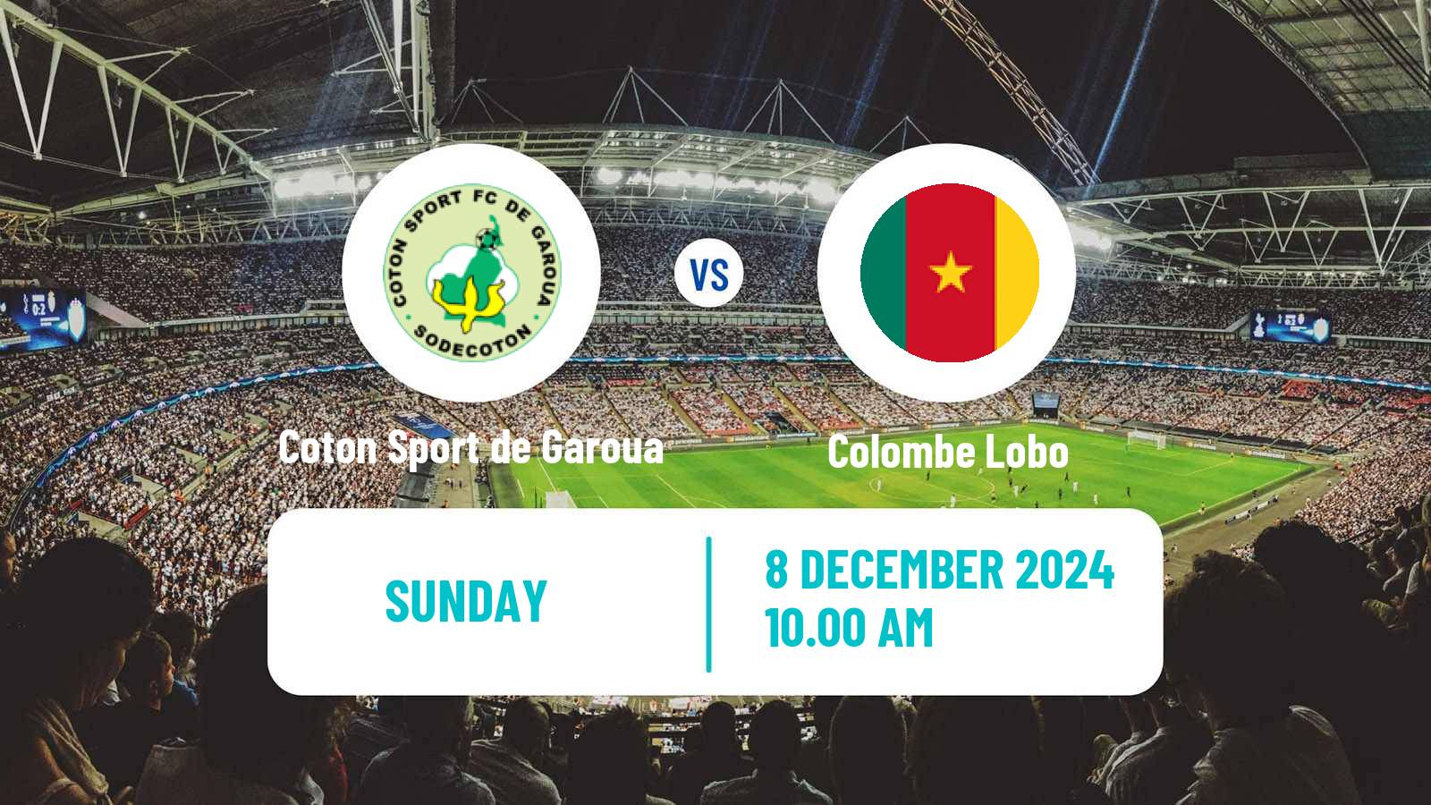 Soccer Cameroon Elite One Coton Sport de Garoua - Colombe Lobo