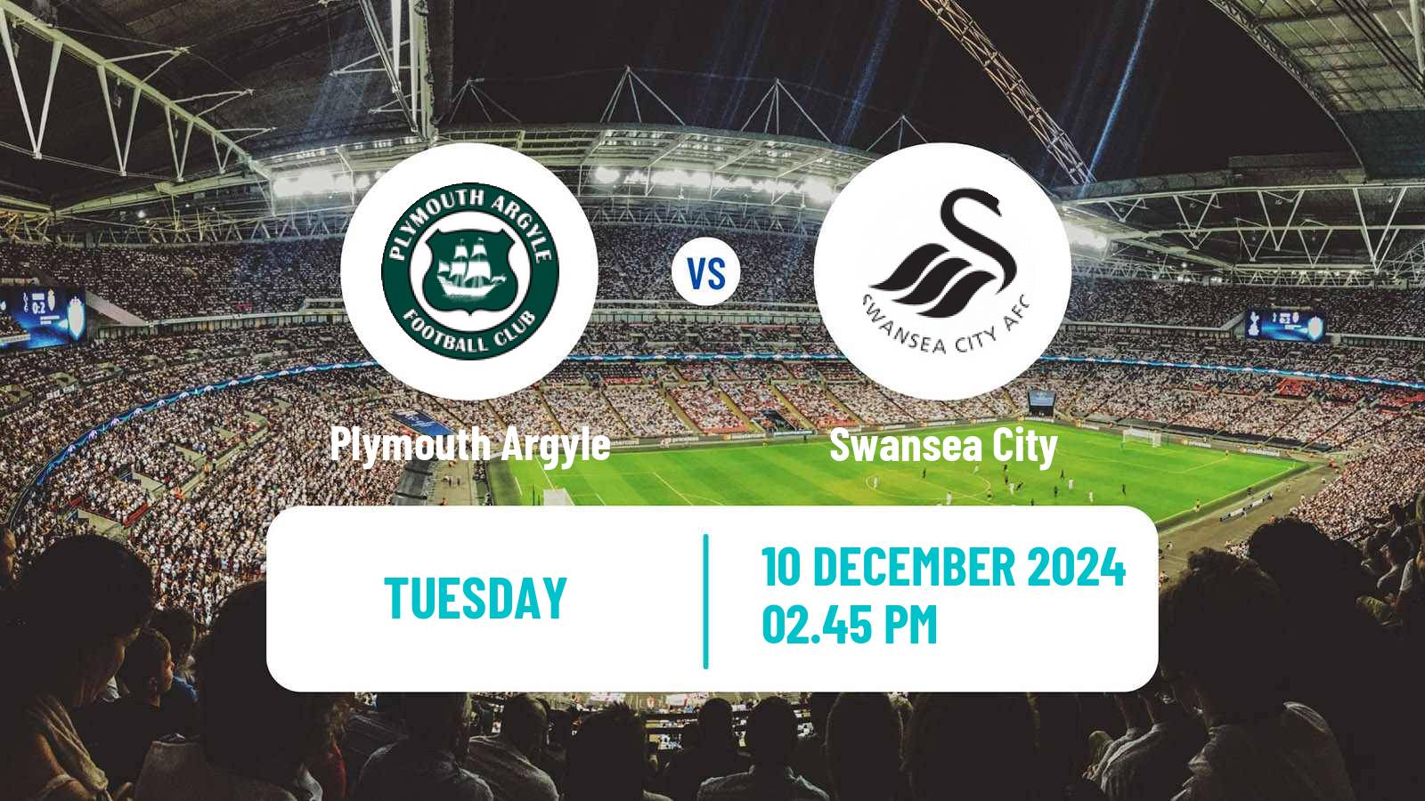 Soccer English League Championship Plymouth Argyle - Swansea City