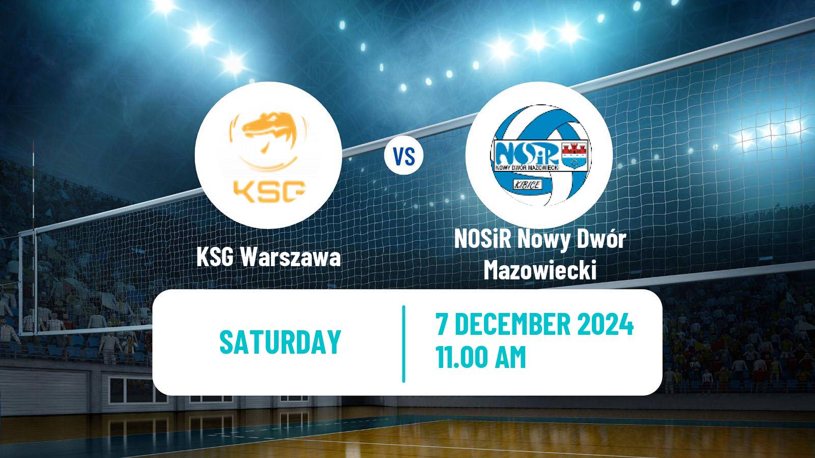 Volleyball Polish I Liga Volleyball Women KSG Warszawa - NOSiR Nowy Dwór Mazowiecki