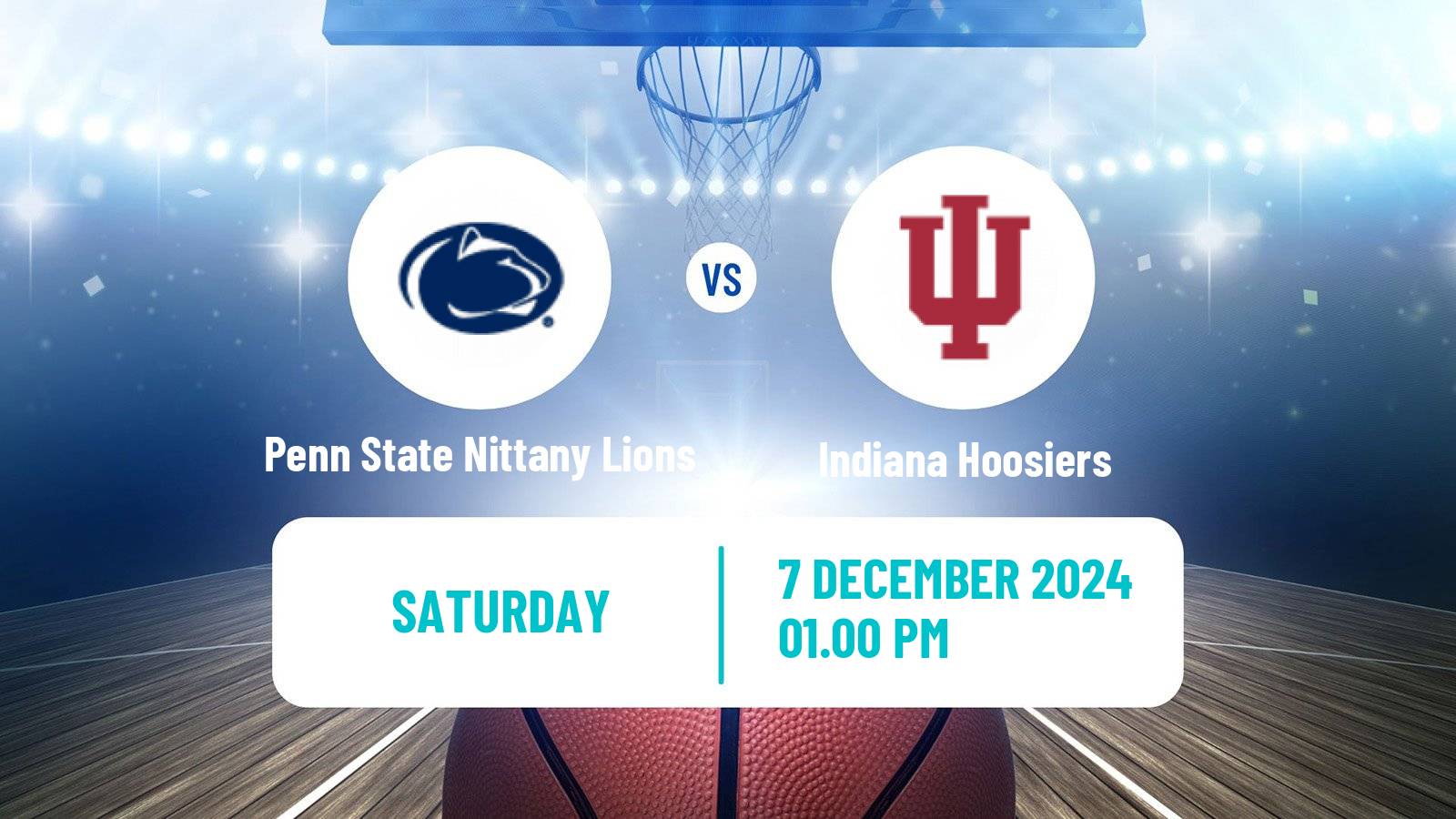 Basketball NCAA College Basketball Women Penn State Nittany Lions - Indiana Hoosiers