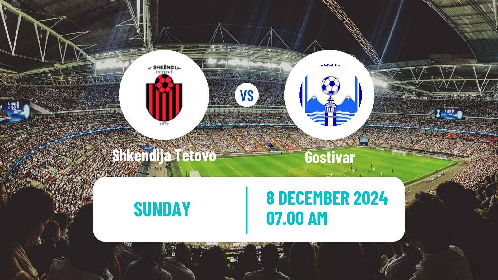 Soccer North Macedonian 1 MFL Shkendija Tetovo - Gostivar