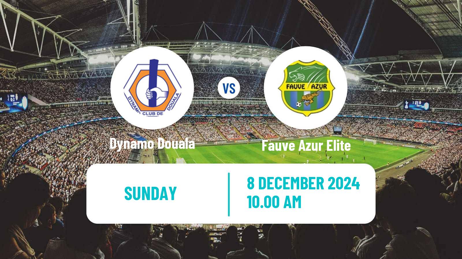 Soccer Cameroon Elite One Dynamo Douala - Fauve Azur Elite