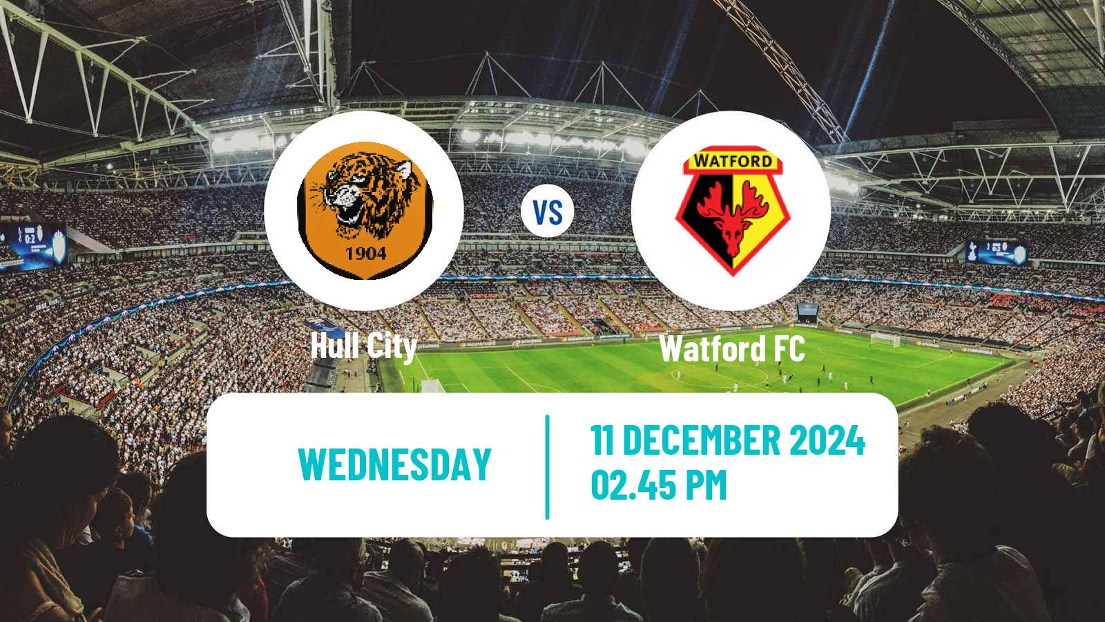 Soccer English League Championship Hull City - Watford