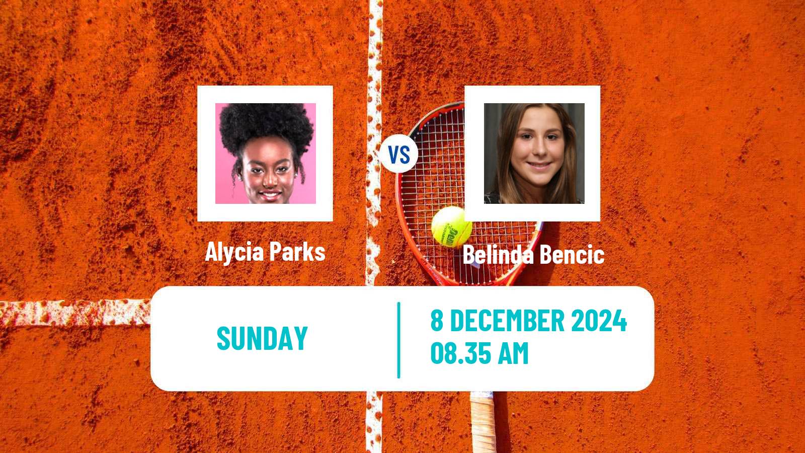 Tennis Angers Challenger Women Alycia Parks - Belinda Bencic