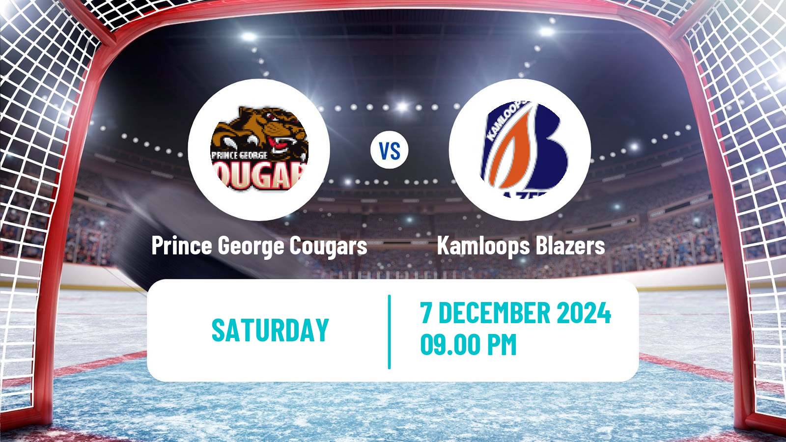 Hockey WHL Prince George Cougars - Kamloops Blazers