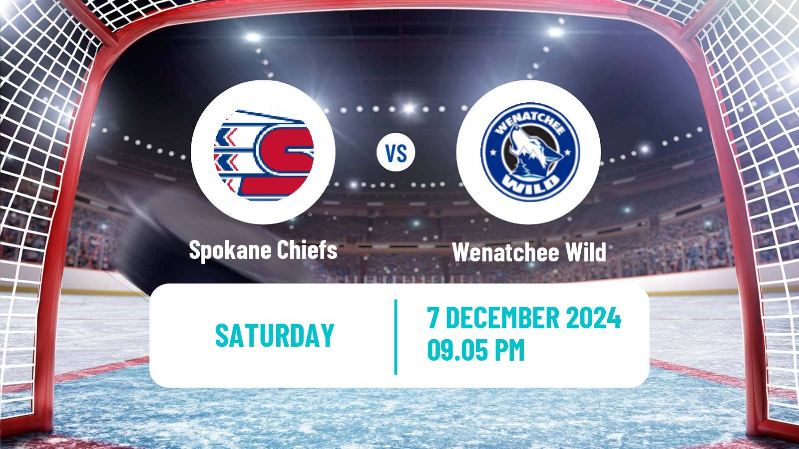 Hockey WHL Spokane Chiefs - Wenatchee Wild