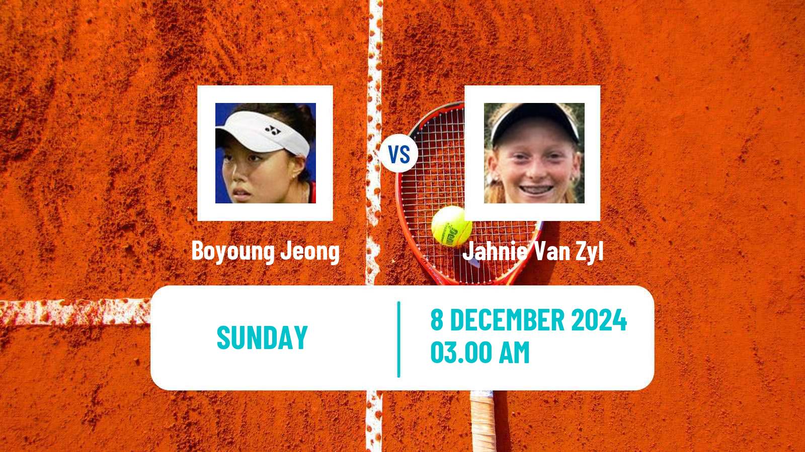 Tennis ITF W15 Stellenbosch Women Boyoung Jeong - Jahnie Van Zyl