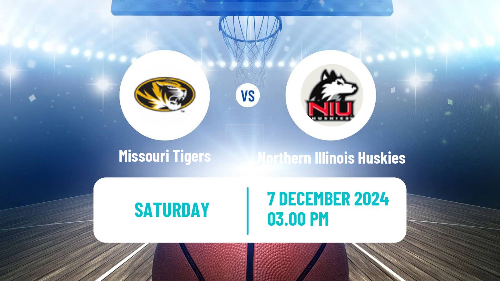 Basketball NCAA College Basketball Women Missouri Tigers - Northern Illinois Huskies