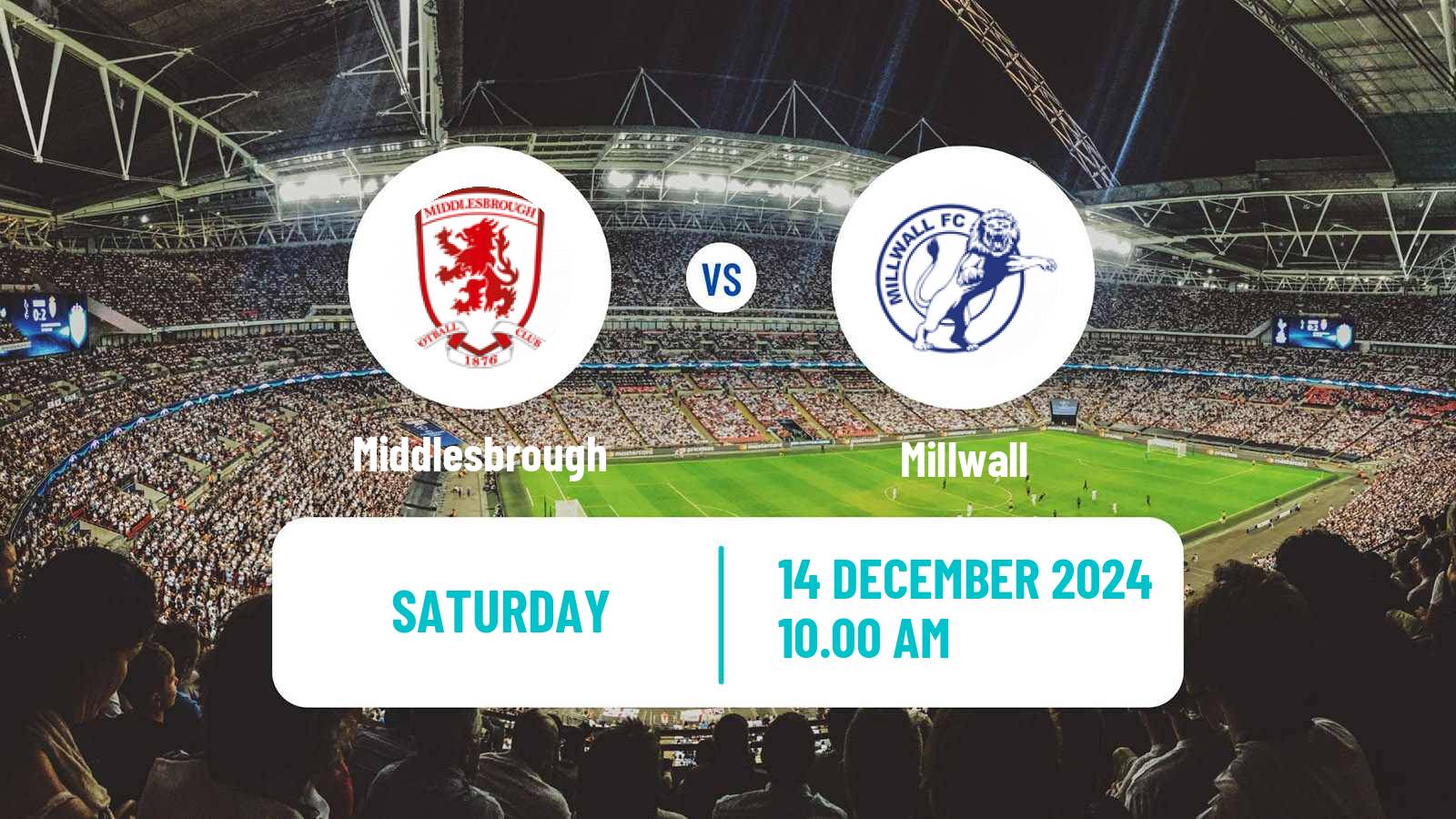 Soccer English League Championship Middlesbrough - Millwall