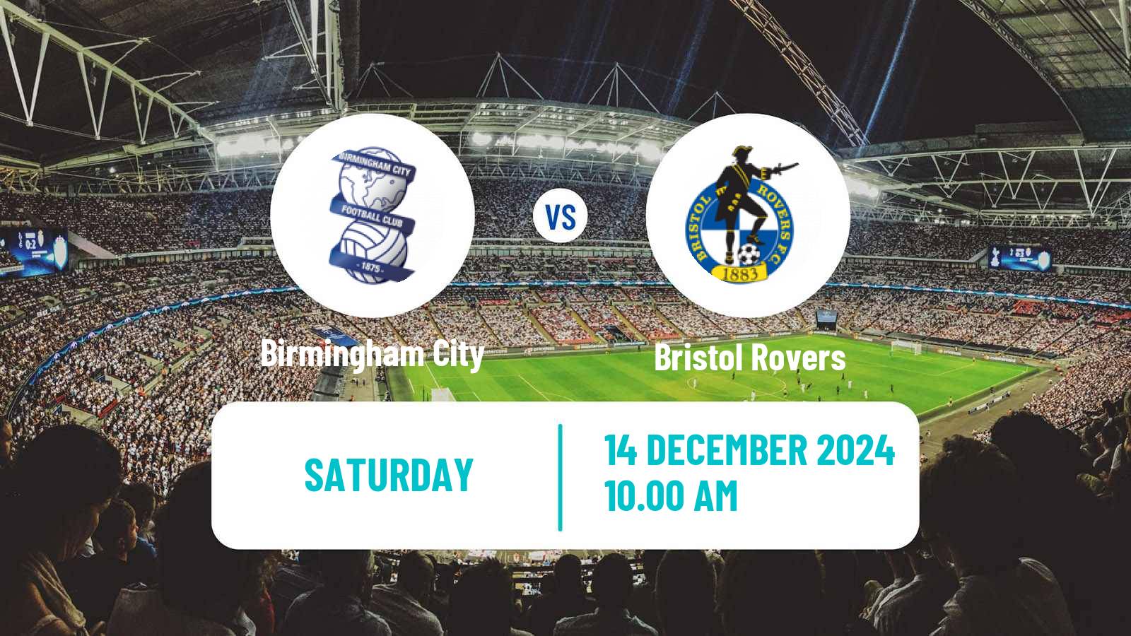 Soccer English League One Birmingham City - Bristol Rovers