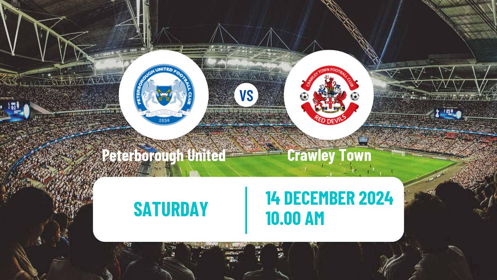 Soccer English League One Peterborough United - Crawley Town