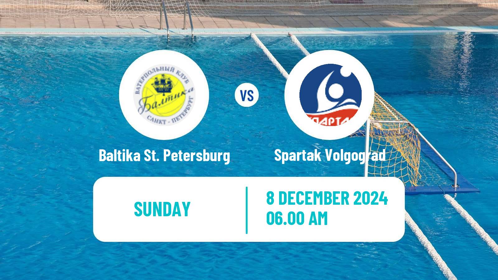 Water polo Russian Championship Water Polo Baltika St. Petersburg - Spartak Volgograd