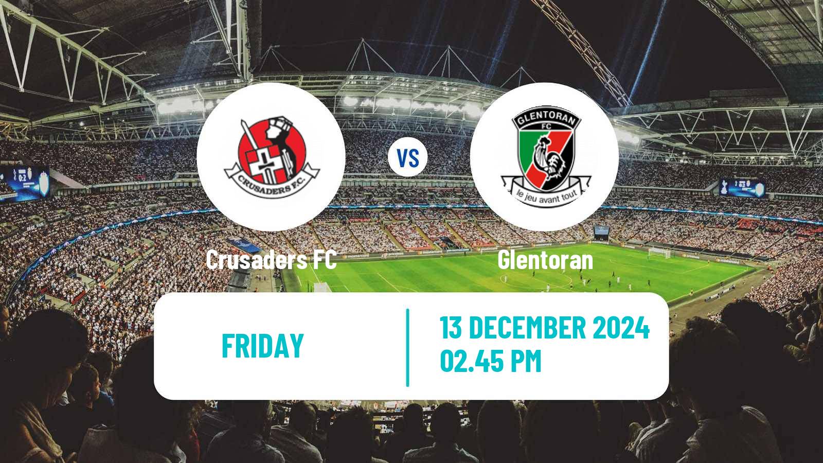 Soccer Northern Irish Premiership Crusaders - Glentoran