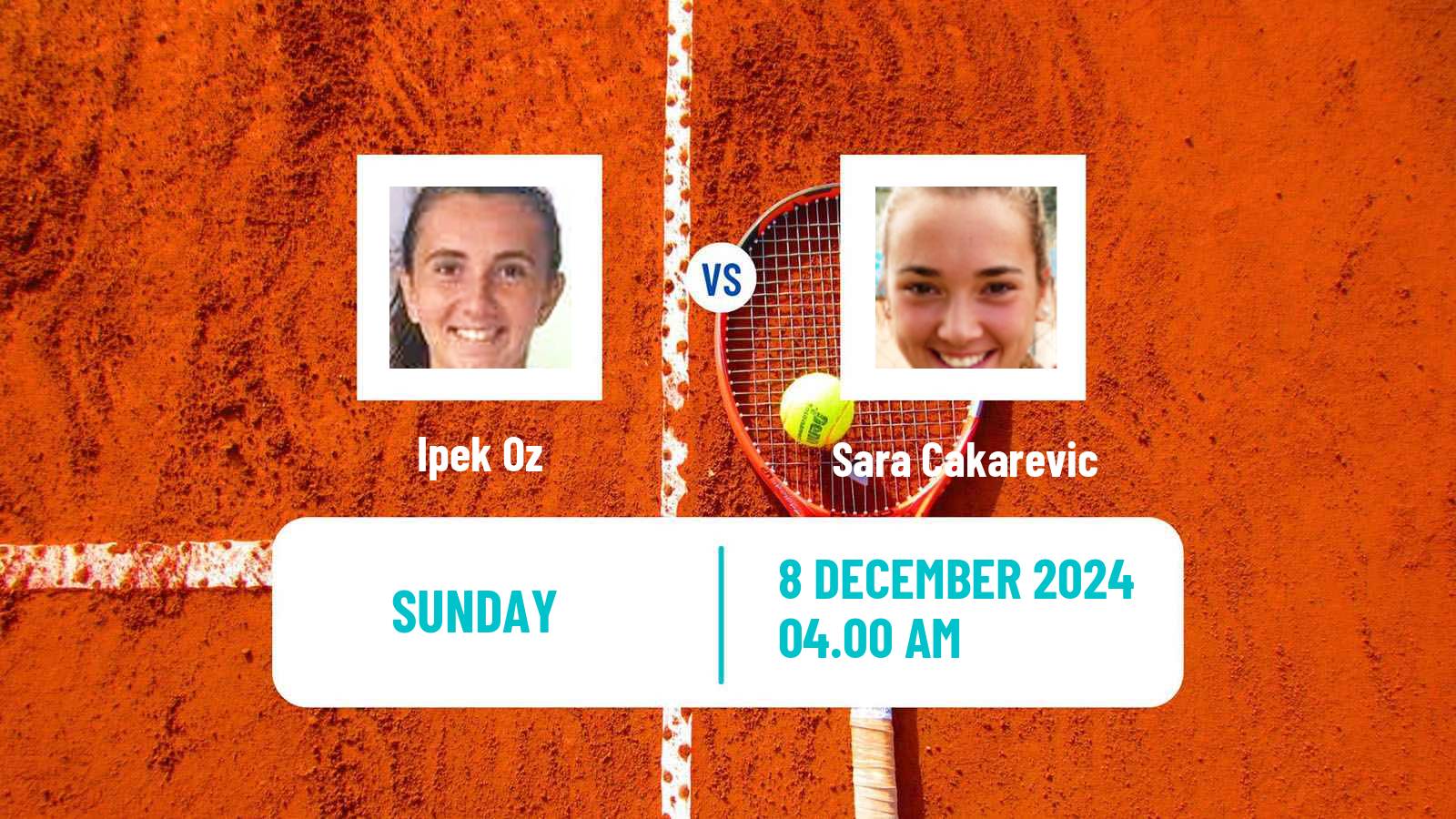 Tennis Limoges Challenger Women Ipek Oz - Sara Cakarevic