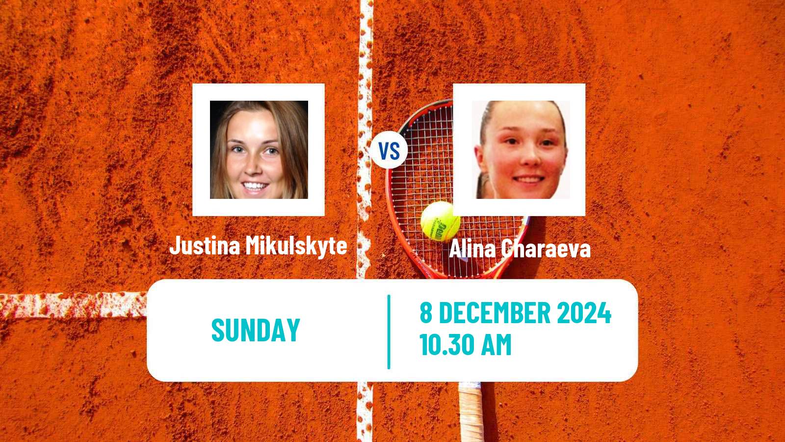 Tennis Limoges Challenger Women Justina Mikulskyte - Alina Charaeva