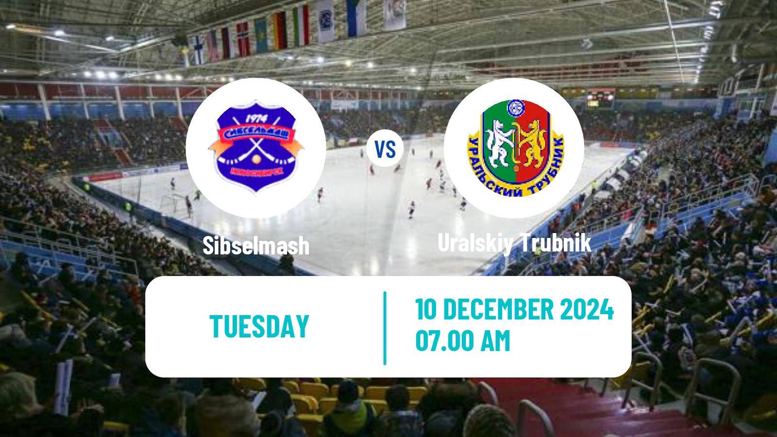 Bandy Russian Super League Bandy Sibselmash - Uralskiy Trubnik