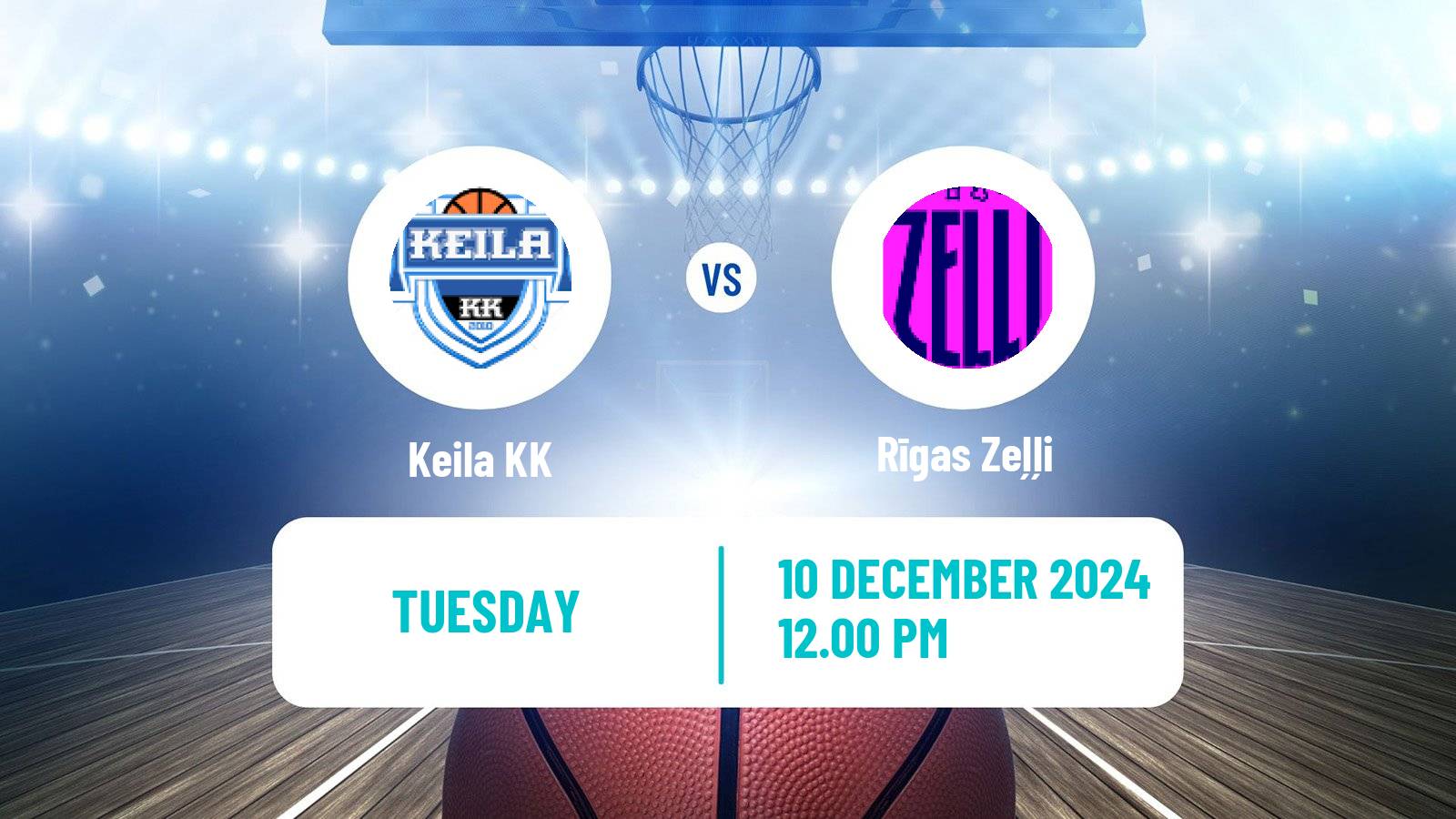 Basketball Estonian–Latvian Basketball League Keila - Rīgas Zeļļi