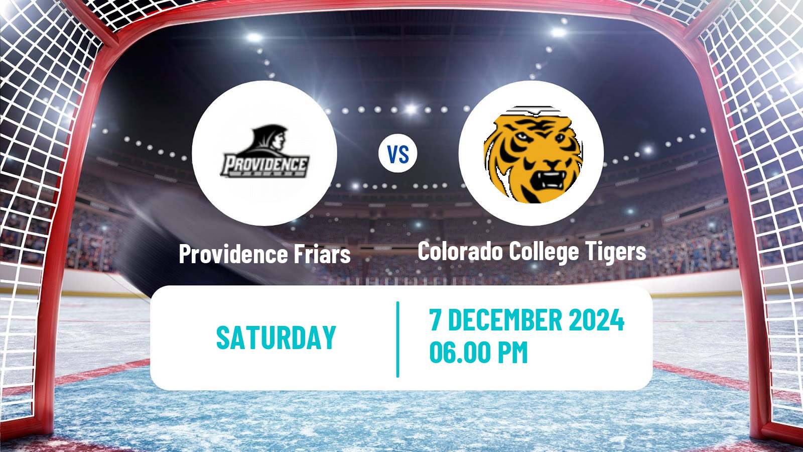 Hockey NCAA Hockey Providence Friars - Colorado College Tigers